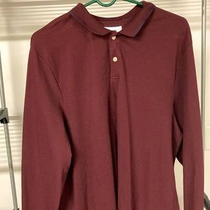 XL Old Navy long sleeve quarter button